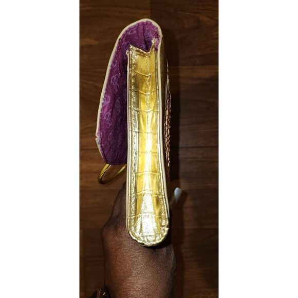 Guess Gold Clutch   - Picture 3 of 5